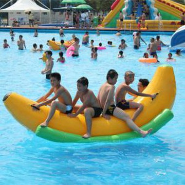 Oppustelig legetøj bananbåd